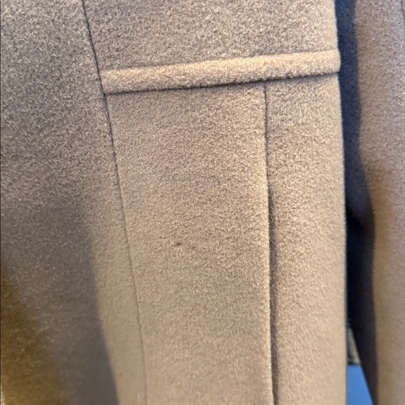 Anne Klein Tan Trench Coat with Notched Lapel - Picture 4 of 5